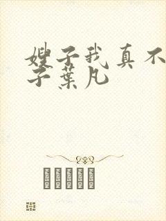 嫂子我真不是傻子叶凡