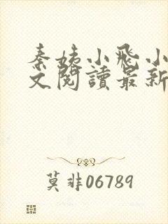 秦姨小飞小说全文阅读最新章节