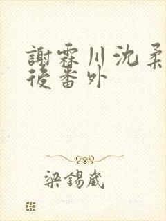 谢霖川沈柔结局后番外封面