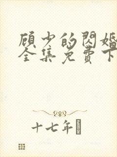 顾少的闪婚娇妻全集免费下载