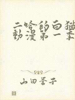 二哈的白猫师尊动漫第一季完整版封面