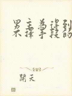 男主为得到女主不择手段的古言