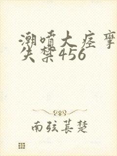 潮喷大痉挛绝顶失禁456