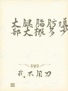 大腿脂肪填充胸部大概多少钱