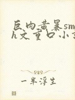 巨肉黄暴sm高h文重口小说