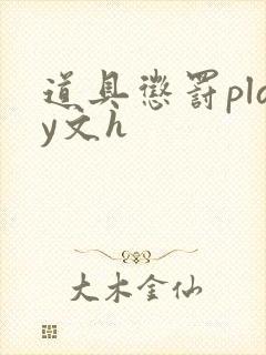 道具惩罚play文h封面