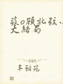 苏o顾北弦小说大结局