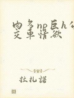 肉多np巨h公交车情欲