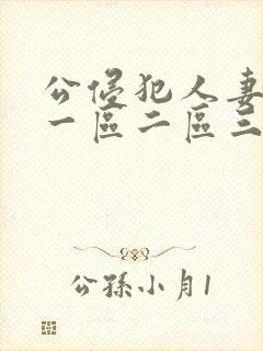 公侵犯人妻中文一区二区三区