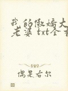我的傲娇大小姐老婆 txt全本封面