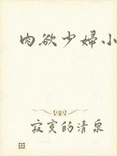肉欲少妇小说