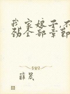 我家娘子,不对劲全部章节