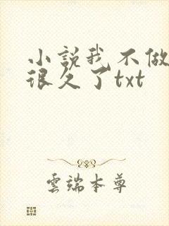 小说我不做上神很久了txt