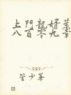 上门龙婿叶辰第八百零九章