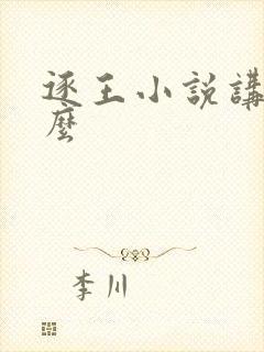 逐王小说讲的什么