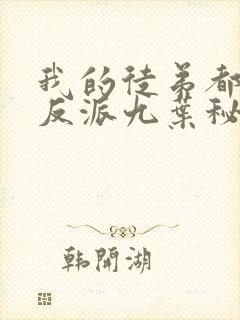 我的徒弟都是大反派九叶秘密封面