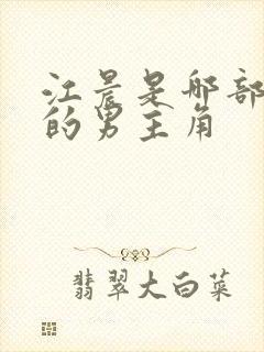 江晨是哪部小说的男主角