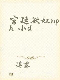 宫廷欲奴np高h 小d