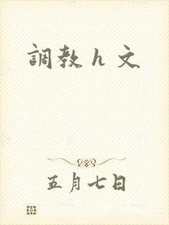 调教 h 文