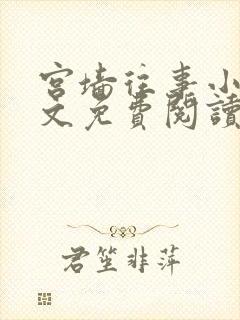 宫墙往事小说全文免费阅读