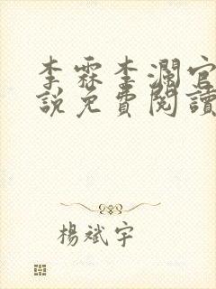 李霖李澜官场小说免费阅读