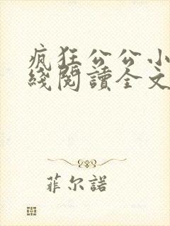 疯狂公公小说在线阅读全文免费封面
