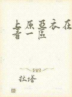 上原亚衣在线观看一区