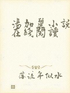 汤加丽小说最新在线阅读