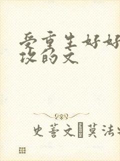 受重生好好珍惜攻的文