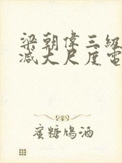 梁朝伟三级无删减大尺度电影封面