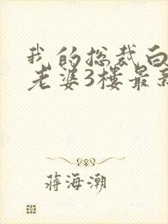 我的总裁白富美老婆3楼最新更新