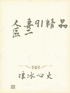 人妻91精品一区二