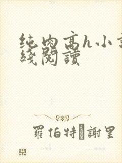 纯肉高h小说在线阅读封面