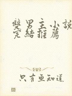 双男主小说甜文完结推荐