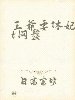 王爷要休妃txt网盘