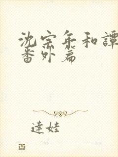 沈宗年和谭又明番外篇封面