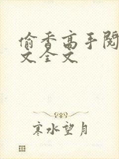 偷香高手阅读全文全文封面