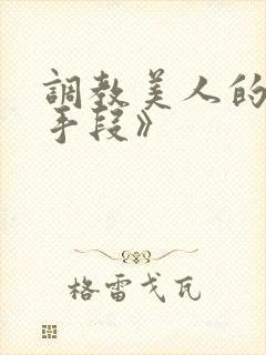 调教美人的百种手段》