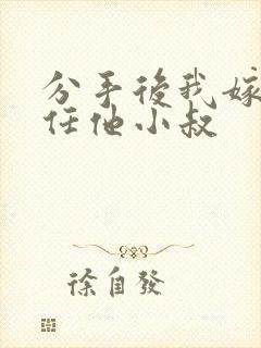 分手后我嫁给前任他小叔