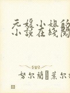 元媛小姐的男宠小说在线阅读