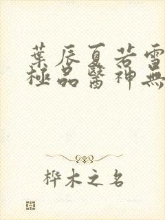 叶辰夏若雪都市极品医神无弹窗