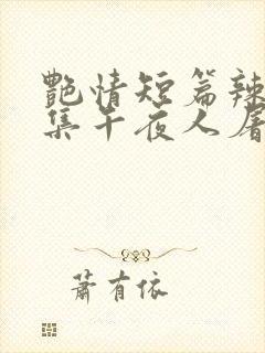 艳情短篇辣文合集午夜人屠封面
