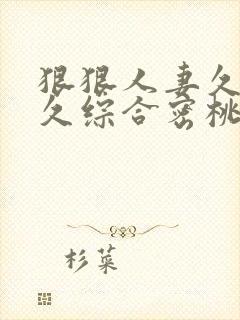 狠狠人妻久久久久综合密桃