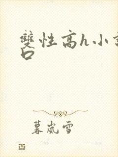 双性高h小说重口封面