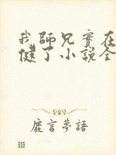 我师兄实在太稳健了小说全集txt