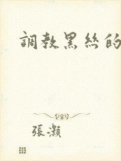 调教黑丝的小说