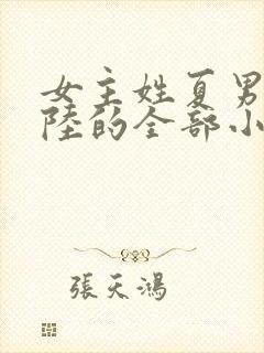 女主姓夏男主姓陆的全部小说封面