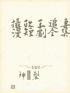 摄政王追妻路漫漫短剧全集免费观看封面