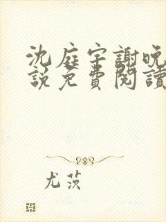 沈庭宇谢晚晚小说免费阅读最新章节封面