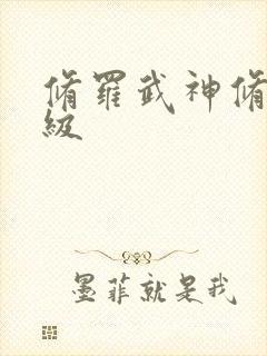 修罗武神修炼等级